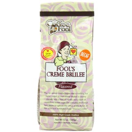 The Coffee Fool Drip Grind, Fool's Decaf Creme Brulee, 12 Ounce