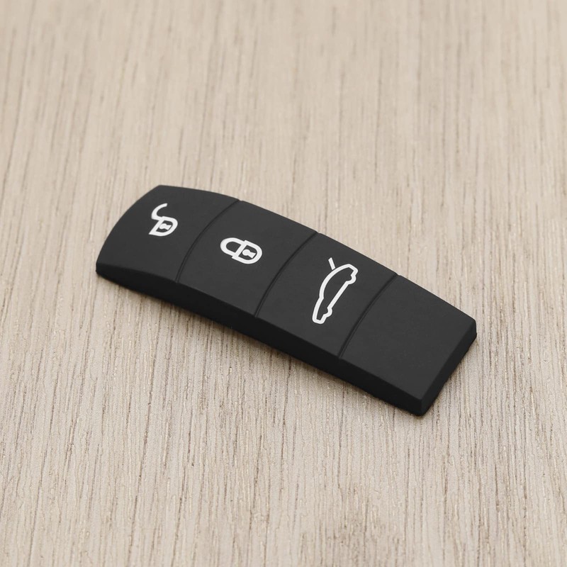 EMSea Car 3-Button Remote Key Rubber Pad, Compatible with Panamera,