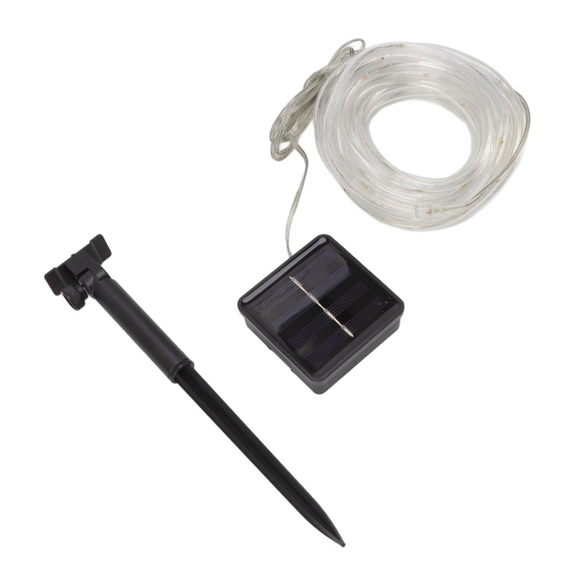 Solar Rope String Lights Waterproof Low Voltage LED Light Beads