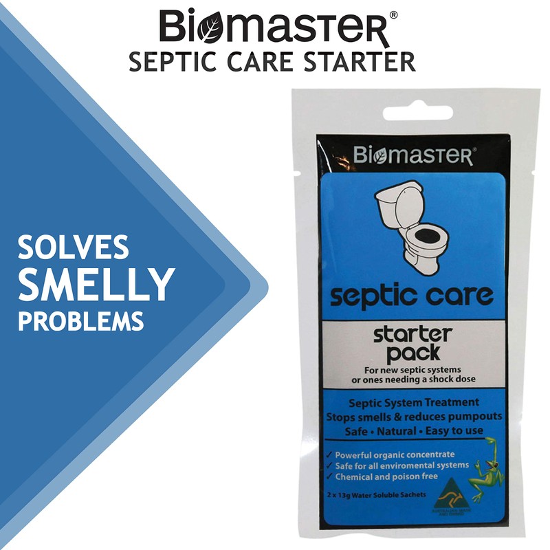 Septic Care Starter Pack - Tank Treatment - 2 Sachets