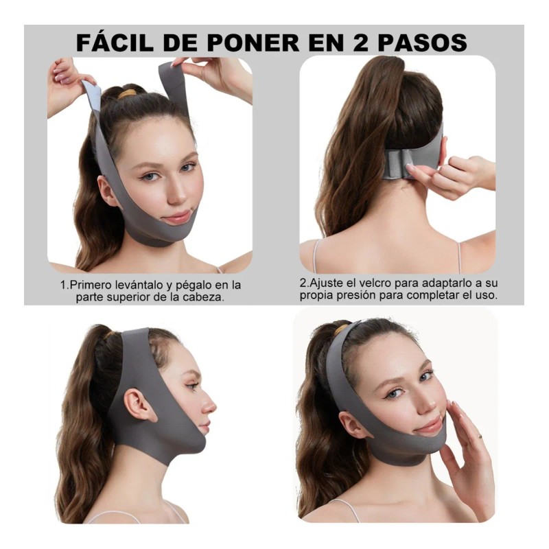 3pieces Faja Oferta Reduce Arruga Papada Cachete Mejilla