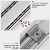 LONTAN 10 Pairs Soft Close Drawer Slides 12 Inch Drawer