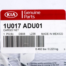 KIA Genuine 1U017-ADU01 Cargo Net
