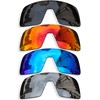 Betterun 4 Pairs Anti-scratch Polarized Replacement Lenses for Oakley Sutro