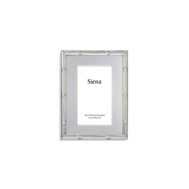Siena Bamboo Collection 8x10" Frame - Silver Plated