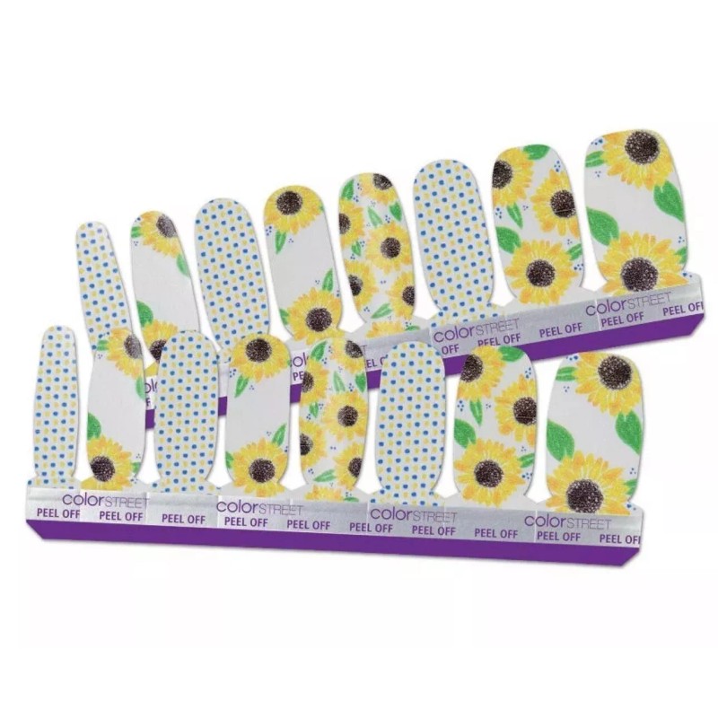 Color Street Nail Strips ~ SUNFLOWER CHILD ~ Retired