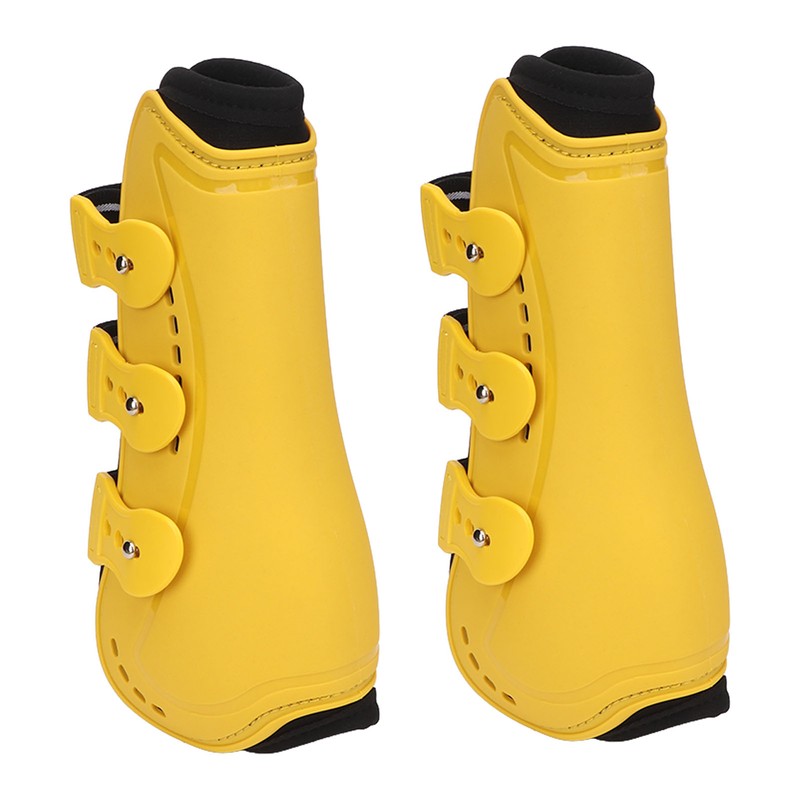 2Pcs Horse Tendon Boots Open Front Adjustable Breathable Horse Front