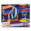 Mattel HPC05 Hot Wheels Neon Speeders Razor Stunt Playset (Includes