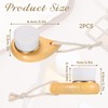 QFGasre 2pcs Soft Bristle Face Cleansing Brush Manual Face Brush