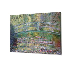 The Japanese Bridge (The Water-Lily Pond), 1899 07 Canvas Prints Wrapped Gallery Wall Art | Stretched and Framed Ready to Hang 30X40