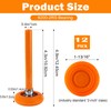 12 Pack 2" Nylon Garage Door Rollers, 4" Nylon Layer