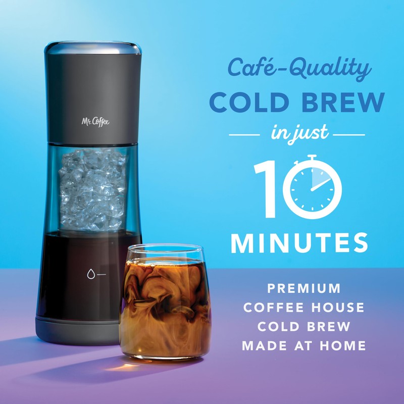 Mr. Coffee® Express Cold Brew Coffee Maker, 10-Minute Cold Brew