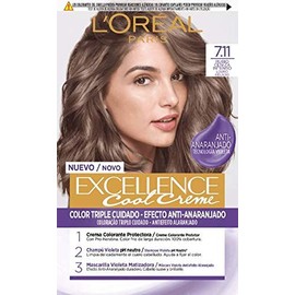 L'Oréal Paris Excellence Cool Cream Ink Permanent - Tono 7.11 Rubio Ceniza Intenso