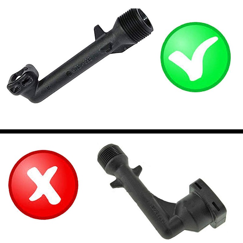 SPARES2GO Connection Outlet + Elbow Compatible with Karcher K1 K2