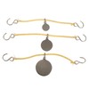 Parliky Steel Targets Rubber Band 3pcs Set Archery Target for