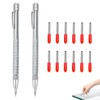 2 PCS Tungsten Carbide Tip Scriber with Magnetic，Metal Scribe Pen