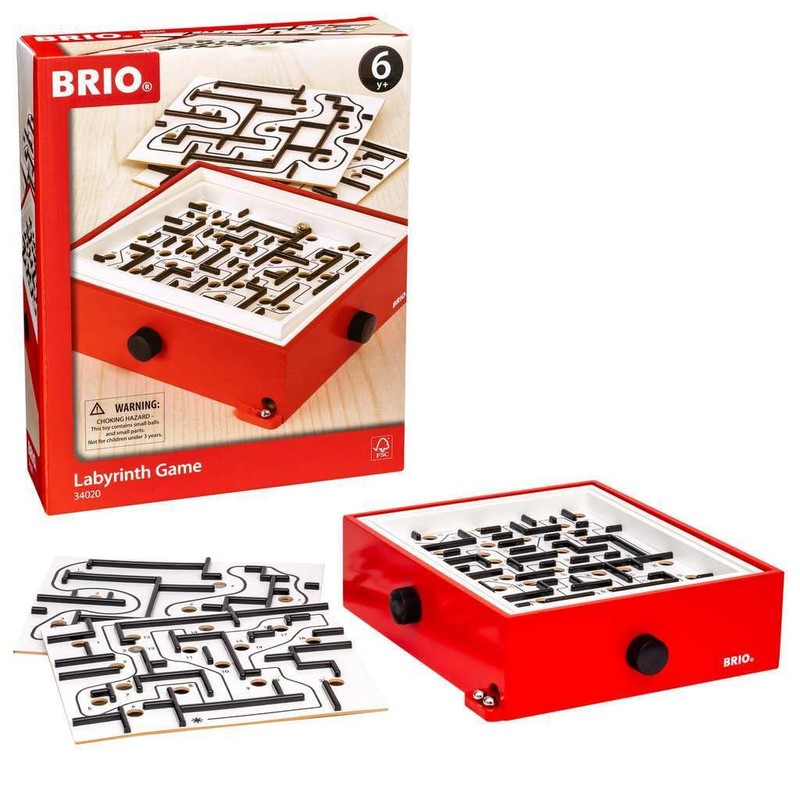 BRIO World 34020 Labyrinth Game + Extra Boards | Skill-Enhancing