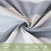 SUNBEAUTY Grey Table Cloths Rectangular Cotton Linen Table Cloth Wipeable