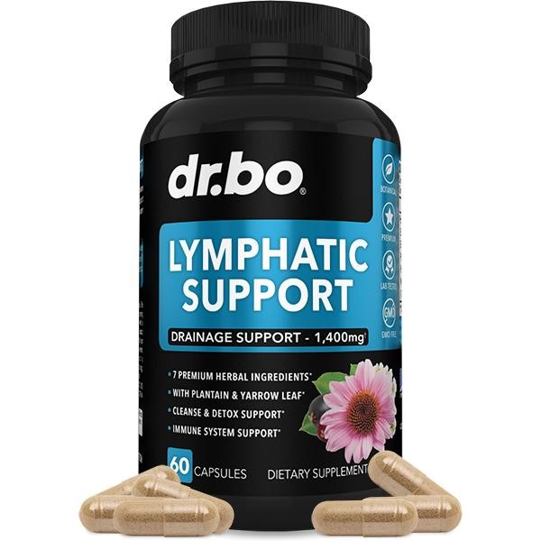 Dr. Bo Lymphatic Support Herbal Capsules - Lymphatic Cleanse with