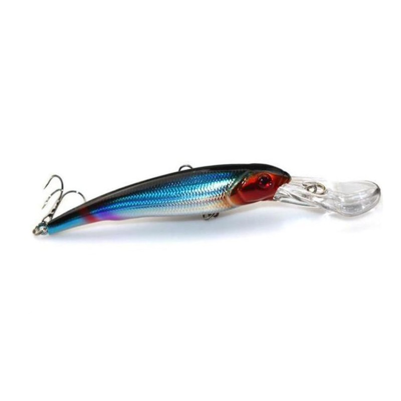 Kisangel Lure Set 2pcs 11cm Realistic Fishing Lures for Bass