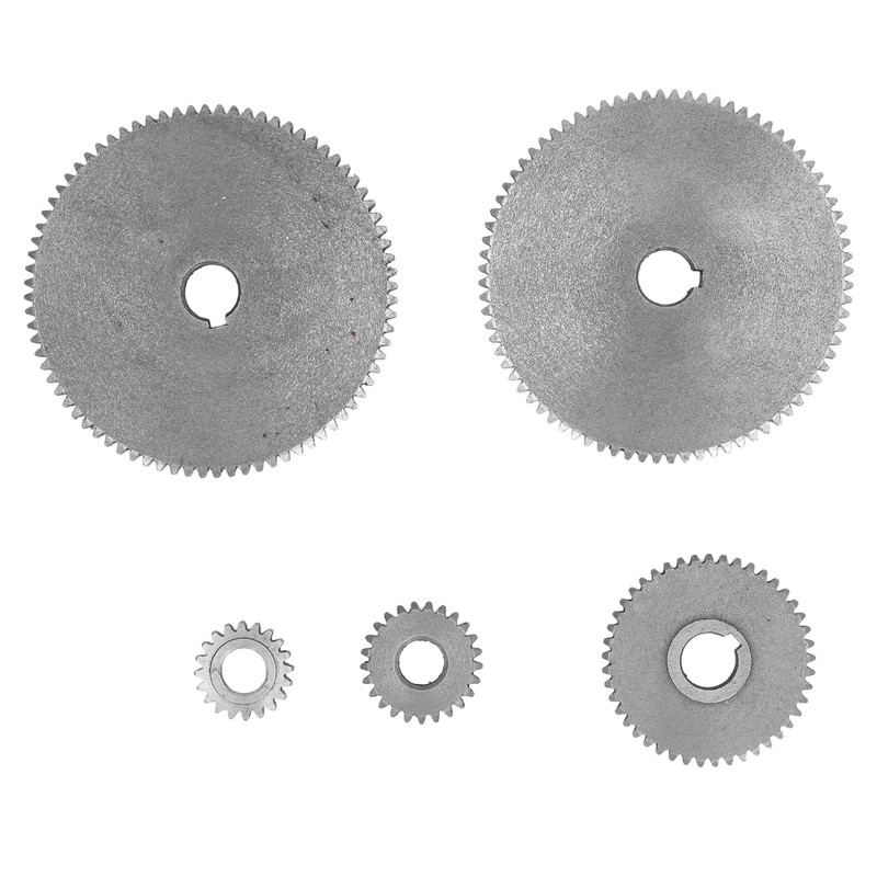 5Pcs Lathe Gear Metal Mini T80 T45 T25 T20 Accessory