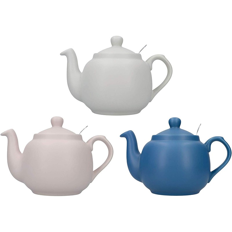 London Pottery Farmhouse Teapot, Nordic Blue, 2 cup