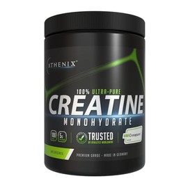 Premium Creatine Monohydrate, Creapure® – 100% Ultra Pure Micronised Powder, Unflavored for Muscle Growth, Strength & Performance – Premium Grade Made in Germany, Vegan (500g | 5g per Serving)