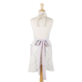 DII Spring Kitchen Collection Adjustable Woman's Apron with Pockets & Extra Long Ties, One Size, Cottontail Farmhouse