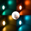 LUXSWAY Battery Powered Ceiling Light, Dimmable Shower Light with Remote,