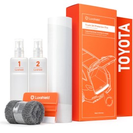 Luxshield Car Bumper Protector Set for Toyota Yaris 4 (IV) XP21 I 2020-2025 - Rear Bumper guards for cars, anti scratch, Paint Protection For Sill - Transparent