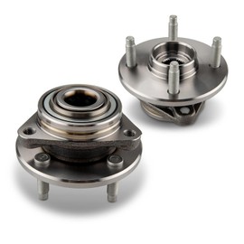 PHILTOP 513205 Front Wheel Hub Bearing Assembly for Cobalt 2005-2010 2.2L, G5 2007-2009 2.2L, Ion 2003-2007 2.2L, 2.4L, Wheel Bearing 4 Lugs 2PCS