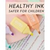 BESTDI Bear Highlighter Markers, 5 Pastel Colours, Chisel Tip, Cute