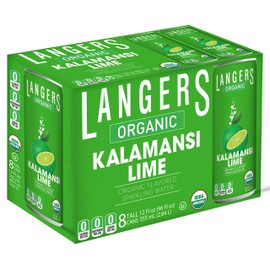 Langers Organic Flavored Sparkling Water, Kalamansi, 12 Ounce (Pack of 8)