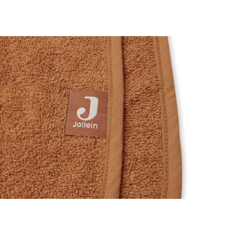 Jollein Badeponcho 65x62 cm Caramel Kapuzenbadetuch Handtuch Caramel | 533-550-00092