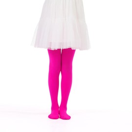 Paralinda Girls Semi-Opaque Tights 50 Den (11-13, Fuchsia)