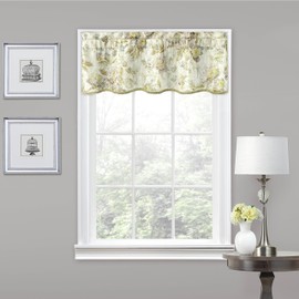 Traditions By Waverly Forever Yours Cenefa Floral en Tono índigo, Platino, 1 uds. por Paquete