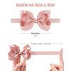 jollybows 3 PCS Hairband Grosgrain Ribbon Headbands for Baby Girls
