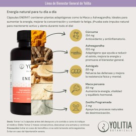 Enervit | Vitalidad Natural Con Ashwagandha + Maca 120 Caps