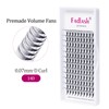 Volume Eyelash Extensions 14D 0.07mm D Curl 14mm Premade Fans