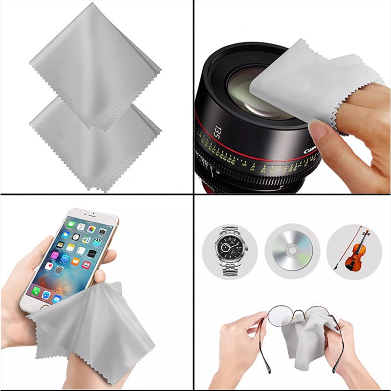 US-DEAL 12"X12" Microfiber Cleaner Cleaning Soft Cloth for Camera Lens