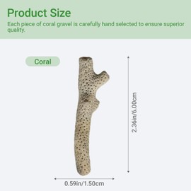 HHCSMDIYOYU 1.1lb/500g Crushed Coral, Natural Fish Tank Crushed Coral, Crushed Coral Filter for Freshwater Aquarium Ph Aquarium Bio Filter Media Bag Reusable Aquarium Filter