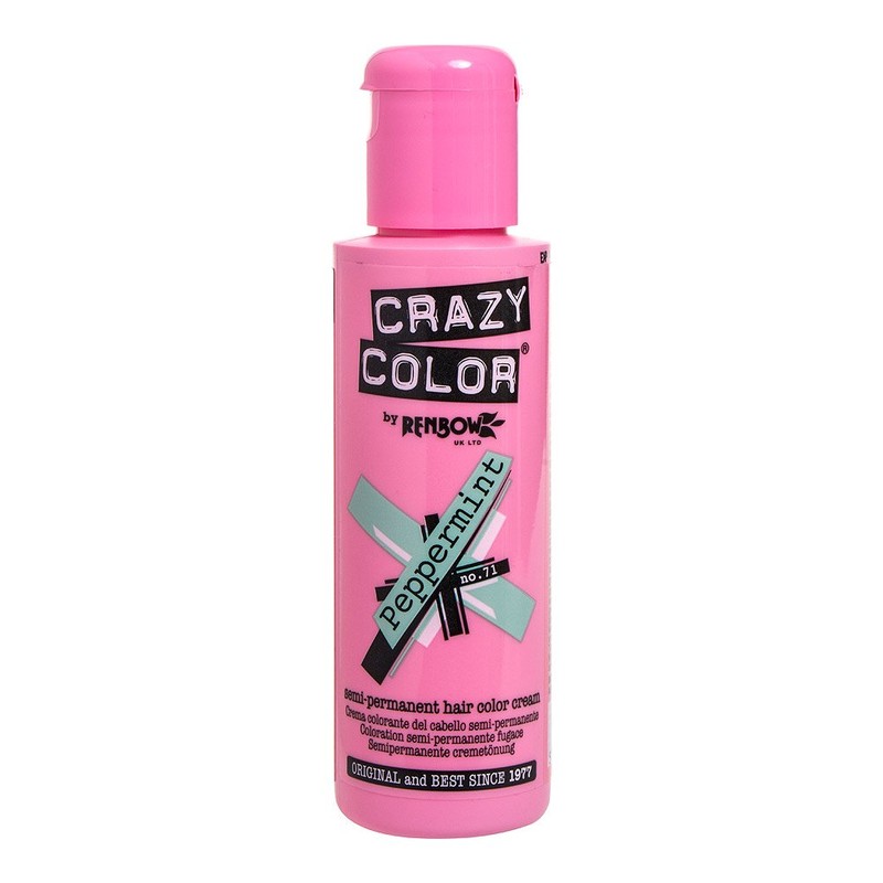 4 x Crazy Colour Semi Permanent Hair Colour Dyes by Renbow