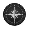 Universal Replacement White Compass Wind Rose Waterproof Spare Wheel Cover