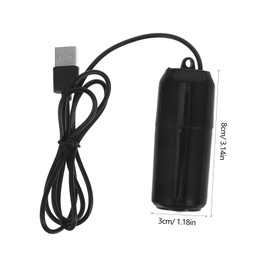 CAXUSD 1Set Mini Silent USB Aquarium Air Pump Compact Fish Tank Bubbler for Oxygenation Lightweight and Durable Design for Various Aquarium Easy to Use for Beginners and Experts