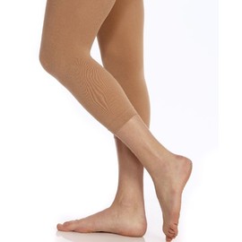 Danskin Little Girls' Footless Tight,Light Toast,S/I (4-7)