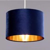 CGC Lighting CGC Lighting Modern Velvet 30cm Drum Ceiling Lamp