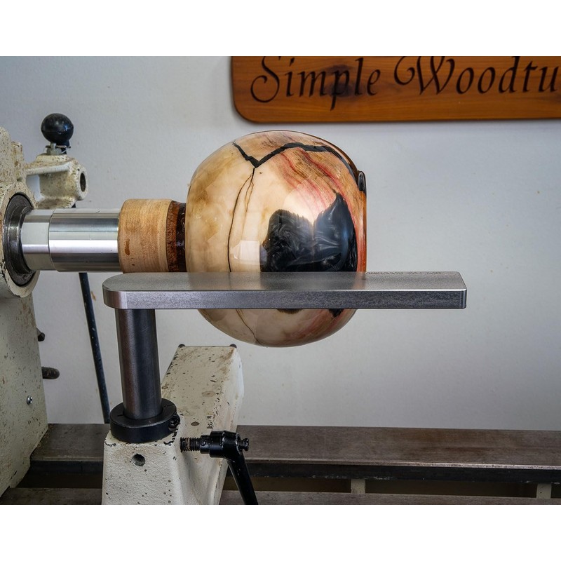Simple Woodturning Tools Tool Rest Platform with Post and Clamping