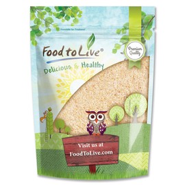 Food to Live Granulated Garlic, 6 Pounds –Dried Coarse Garlic Granules, Raw, Vegan, Bulk Spice. High in Vitamin B, Dietary Fiber, Selenium. Great Seasoning for Cooking, and Baking. Pure Garlic Flavor