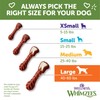 Whimzees Wellness Brushzees Dog Dental Treats, Natural Chews, Large Size