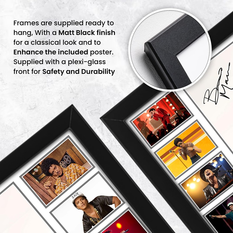 Bruno Mars Signed Poster Print- Limited Edition Autograph Fan Gift